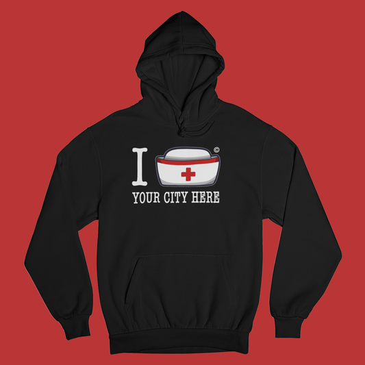 I Nurse Hoodie (black)